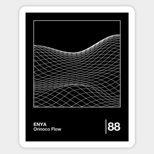 Enya / Minimalist Style Graphic Design Magnet